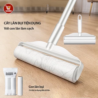 Cây Lăn Bụi Sàn Nhà 24cm-124cm Dụng Cụ Lau Sàn/ Mành Rèm Siêu Tiện Dụng