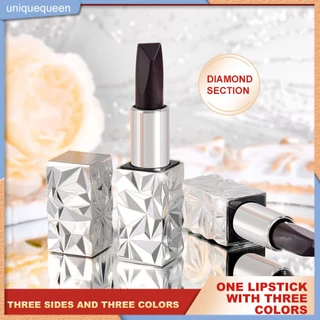 Son môi ba màu dưỡng ẩm lâu dài Black Diamond Plumping uni