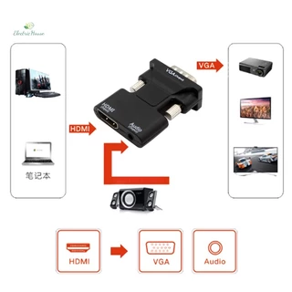 Đầu Chuyển Đổi hdmi Cái Sang vga Đực Hỗ Trợ Tín Hiệu 1080p