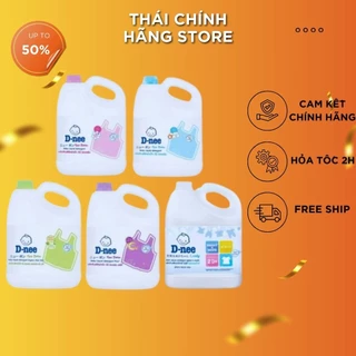 (TRỢ GIÁ) Nước giặt quần áo em bé Dnee 3000ml/1400ml - Nước Giặt Xả Cho Trẻ Em an toàn, Chính hãng tem đại thịnh !.!