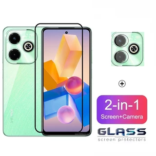 Kính Cường Lực 2 Trong 1 Bảo Vệ Toàn Màn Hình Cho infinix hot 40i 9d infinix hot 40 40i 30 30i note 30 vip 4g 5g