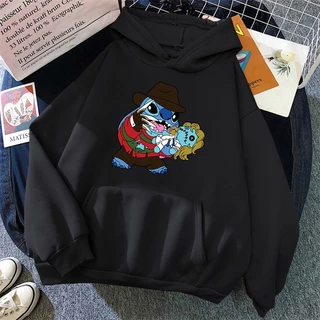 Áo hoodie In Họa Tiết Hoạt Hình Phong Cách hip hop Đường Phố harajuku Thời Trang Cho Nữ y2k 2023