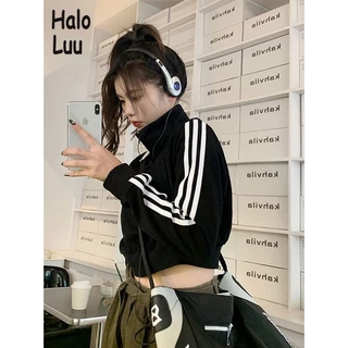 Halo  Luu áo khoác dù áo khoác bomber Popular chic High-quality INS WJK23916RP39Z230926