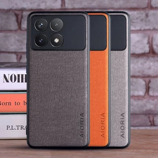 Ốp Lưng Cho Xiaomi poco x6 pro coque Da Sang Trọng Mềm TPU Vỏ Điện Thoại funda Cho poco x6 case capa