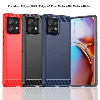 Chống Sốc Ốp Điện Thoại Sợi carbon Mềm Cho motorola moto edge plus edge + 2023 2022 2021 moto edge 40 pro / neo edge 30 pro / fusion / neo / ultra