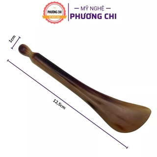 Cây mát xa nâng cơ mặt bằng sừng dày 10mm, dụng cụ mát xa mặt xóa tan quần thâm mắt | PHUONGCHISTORE