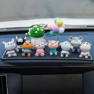 New Car Decoration Cartoon Animal Car Accessories Ornament Decoration All Products Men and Women High-End Personalized Creative J47L