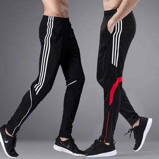 Autumn Quality Sports Trousers Men's Winter Fleece-Lined Thermal Casual Trousers Skinny Pants Sports Pants Running Step Pants Plzr