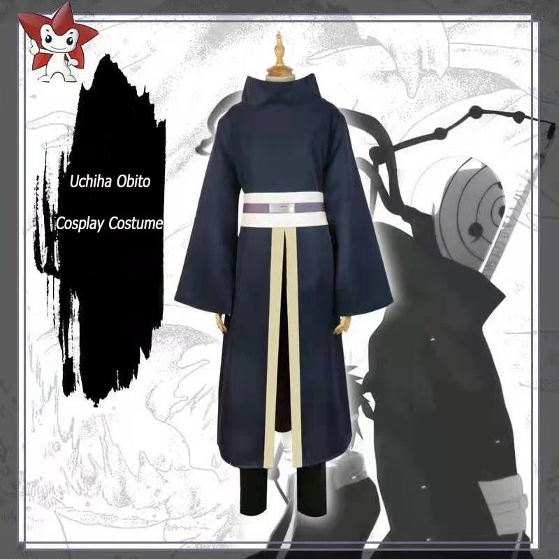 Naruto Bộ Đồ kimono Hóa Trang Nhân Vật uchiha obito Độc Đáo