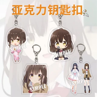 Móc khoá Anime Manga Higehiro Ogiwara Sayu Acrylic Keychain Hige Wo Soru Soshite Joshikousei Wo Hirou dễ thương