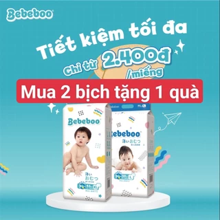 (mua 2 bịch bebeboo tặng 1 quà) bỉm/tã dán/quần Bebeboo Nhật Bản NB80/S70/M60/L50/M54/XL46/XXL42/XXXL40