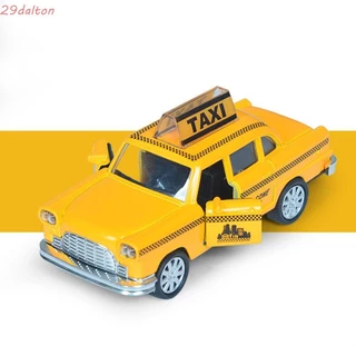 Dalton taxi Mô Hình Xe Hơi Đồ Chơi Bằng Nhựa Kẽm Hợp Kim Có Đèn Và Nhạc Cho Bé