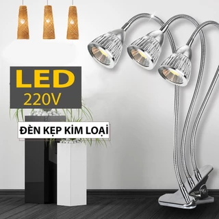 Đèn học, Đèn Led đọc sách 5W Đế kẹp Kim loại, Đèn rọi trang trí phòng ngủ, Phòng khách, Nhà hàng, Khách sạn