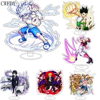 Mô hình Standee Anime Hunter X Hunter Acrylic Gon Freecss Killua Zoldyck Kurapika decor góc học tập để bàn 15cm