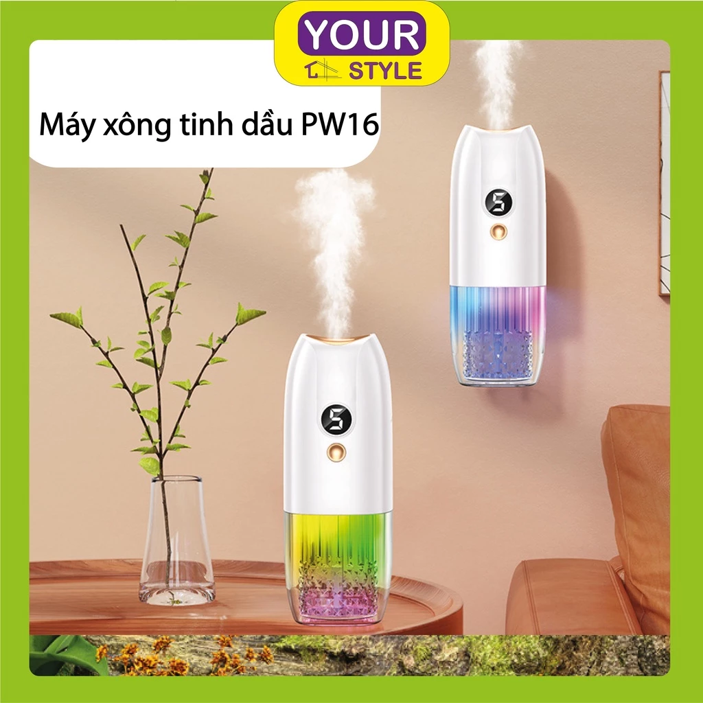 Máy khuếch tán tinh dầu PW16 tự động sử dụng công nghệ I-on lưu hương lâu