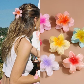 Kẹp Tóc Hình Hoa Nhiều Màu Sắc theo Phong Cách Hawaii dễ thương | Gấu House