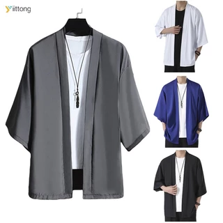 Áo Khoác Kimono Truyền Thống Nhật Bản Plus Size Chống Nắng Cho Nam