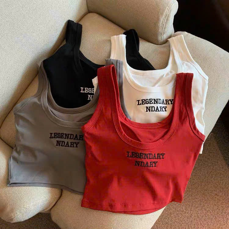 [NEW] Áo lót nữ, bra đi biển, áo bra tập gym và yoga cổ vuông LEGE, chất cotton mềm mại EVA405