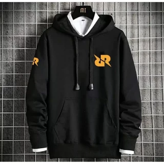 Hoodie pria RRQ hoodie kingdom logo simple jacket