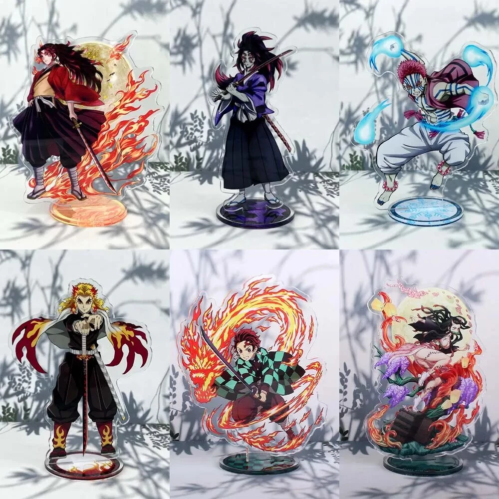 Mô hình Standee Thanh gươm diệt quỷ Anime Kimetsu No Yaiba 5 Phụ kiện trang trí để bàn góc học tập