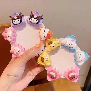 💓Patrackiy💓Kẹp Tóc Kuromi Sanrio Series Cô Gái Dễ Thương Bangs Clip Hoạt Hình Học Sinh Vui Nhộn Clip Mỏ Vịt