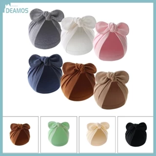 Mũ beanie Đính Nơ Lớn Chống Gió Giữ Ấm Mùa Xuân Cho Bé Sơ Sinh