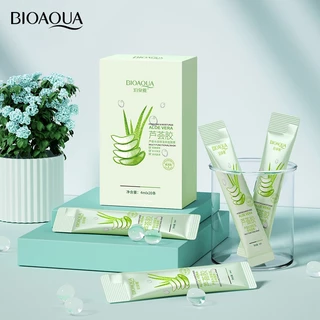 20 cái bioaqua aloe facial mask mặt nạ ngủ làm mới không dính dưỡng ẩm chăm sóc da