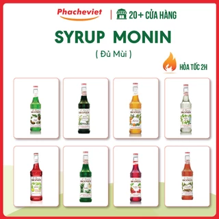 Syrup Monin 700ml nhiều hương vị