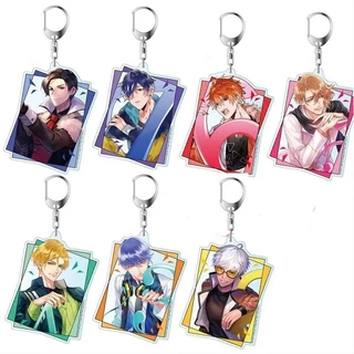 Móc khóa Anime Keychain obeyme?Mammon Lucifer Acrylic Keyring strap Phụ kiện trang trí túi xách Balo