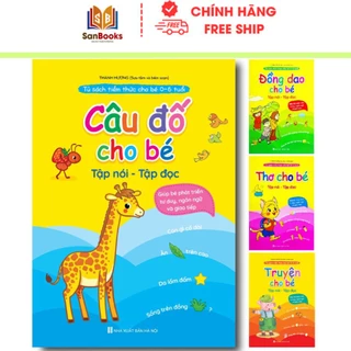 Sách - Câu Đố, Thơ, Truyện, Đồng Dao Cho Bé Tập Nói, Tập Đọc - Kèm File nghe - Sanbooks