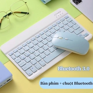 [Siêu Ưu Đãi] Bộ Bàn Phím Và Chuột Không Dây Bluetooth Mini Cho iOS Android Windows