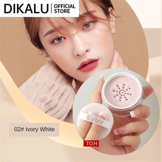 Svmy Silky Soft Setting Powder Matte Loose Powder Setting Powder Đường viền thoáng khí Kem che khuyết điểm Làm sáng không thấm nước với Loose Powder Puff beautysecret1