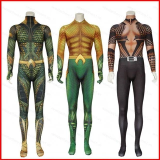 Ere1 Bộ Áo Liền Quần Hóa Trang aquaman 2 3d Cho Bé