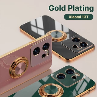 ốp lưng Xiaomi 13T Pro 14 Pro 13 Pro 12T Pro  mạ vàng Chống Sốc Mềm Giá Đỡ Nhẫn Giá Đỡ Xoay 360 Độ Lấp Lánh Giá Đỡ Điện Thoại Mỏng Camera Mềm Có Vỏ Bảo Vệ ốp lưng xiaomi 12t pro ốp lưng xiaomi 13 pro