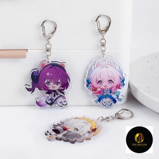 Móc khoá Anime Manga Honkai Star Rail Maid Series Anime Imbibitor Lunae Seele Blade Kafka Acrylic Cute phụ kiện