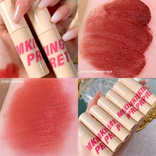 ✔candy MKING PRETTY Matte Velvet Lip Glaze Mềm Mịn Lâu Trôi Dễ Lên Màu Tăng Cường Làn Da Son Môi Bùn Candygirla.vn