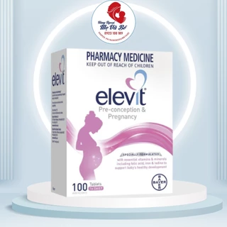 Vitamin ELEVIT tổng hợp Bầu Úc bổ sung Vitamin C, D3, Axit Folic (100 viên) [2026]