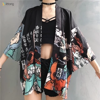 Áo kimono Tay Rộng Phong Cách Trung Hoa Cổ Điển Cho Nam Và Nữ