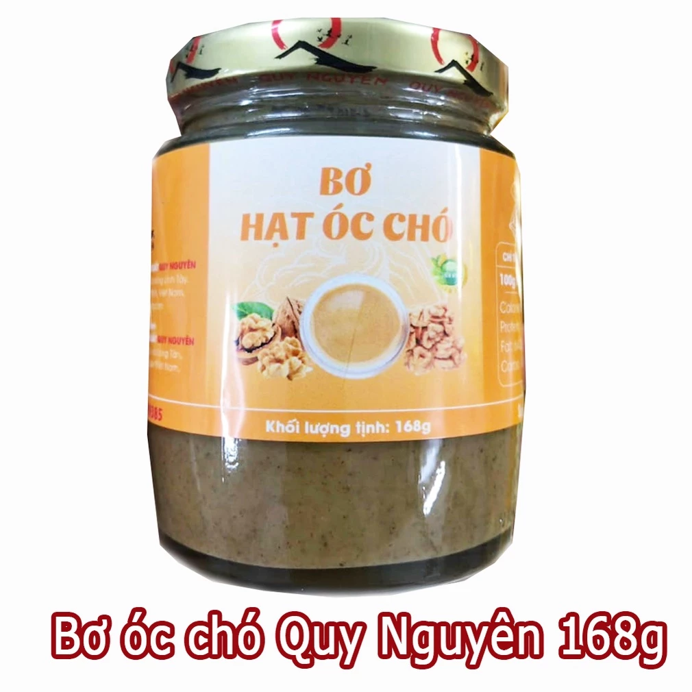 Bơ hạt Óc Chó Quy Nguyên hủ 168g