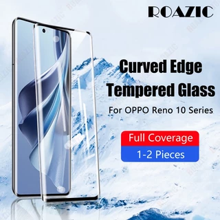 Dành Cho OPPO Reno 10 Reno10 Pro 5G Bảo Vệ Màn Hình Reno 10 Pro + Plus 8T 11 11 Pro 5G 9H Kính Độ Cứng 3D Full Cover Phim Bảo Vệ Cạnh Cong