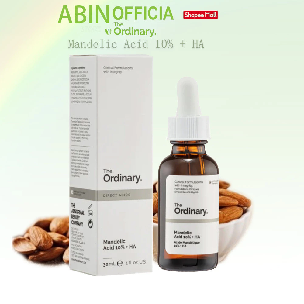 B Serum The Ordinary Mandelic Acid 10% + HA – .TẨY DA CHẾT HOÁ HỌC 30ml