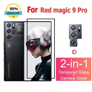 cường lực Red Magic 9 Pro Kính Cường Lực Bảo Vệ Màn Hình Cho ZTE Blade A51 A52 A71 A72 Nubia Red Magic 7 8 6 7S 6R Pro+ 5G Glass Film Camera Protector