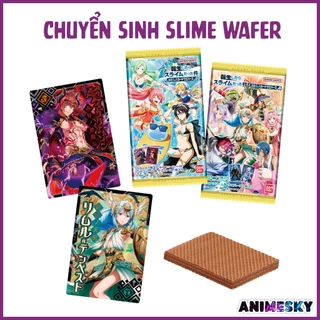 [Có sẵn] Pack thẻ nhân phẩm bánh xốp Chuyển Sinh Thành Slime wafer vol 3 chính hãng - Wafer card anime Slime