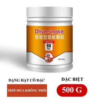 Thuốc Đuổi Rắn Drive Snake - Hộp 500g -Dạng Hạt Cô Đặc - Tồn Lưu Lâu Ngày - Chống Nước