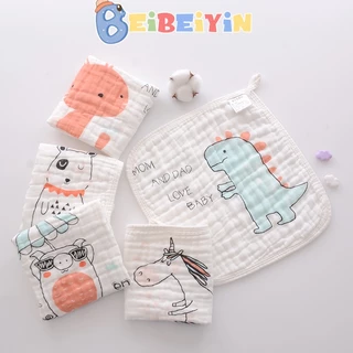 Beibeiyin Khăn Lau Mặt cotton Sáu Lớp Thấm Hút Tốt Cho Bé Trai Và Bé Gái