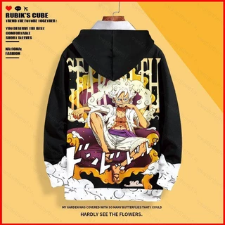 Ere1 Áo hoodie Tay Dài Hóa Trang Nhân Vật luffy gear 5th sun god nika Trong anime one piece