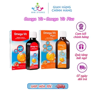 Omega Vit/ Omega Vit Plus - Bổ Sung Omega 3, Vitamin Và Khoáng Chất