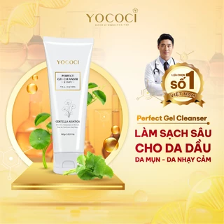 Sữa Rửa Mặt Dạng Gel Cao Cấp Yococi Perfect Gel Cleanser 100g làm sạch sâu cho da dầu, da mụn, da nhạy cảm