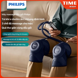 Máy massage đầu gối PHILIPS 5201L. Túi khí,chườm ấm,khung định hình,3 chế độ massage cho hiệu quả thư giãn vùng đầu gối