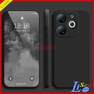 ốp lưng infinix Smart 8/Hot 40 Pro/hot 40i/Hot30 Play/Hot 30i/Note 30 5G//Smart7/Note30 Pro Solid color liquid silicone anti drop phone case YT